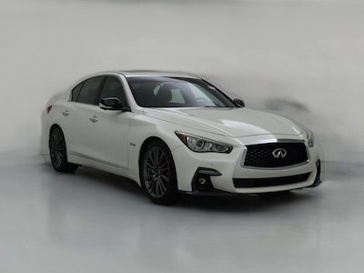 White 2018 Infiniti Q50 Red Sport 400
