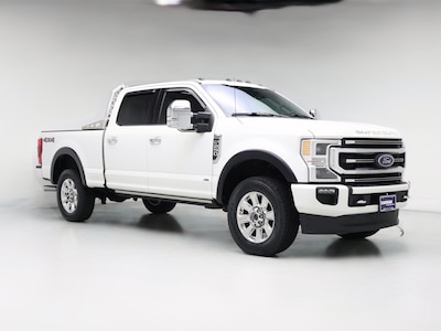 White 2020 Ford F250 Platinum