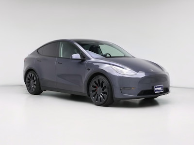 Gray 2023 Tesla Model Y Performance