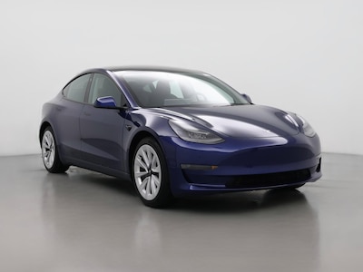 Blue 2022 Tesla Model 3