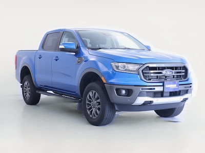 Blue 2021 Ford Ranger Lariat
