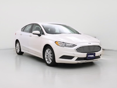 White 2017 Ford Fusion Hybrid SE