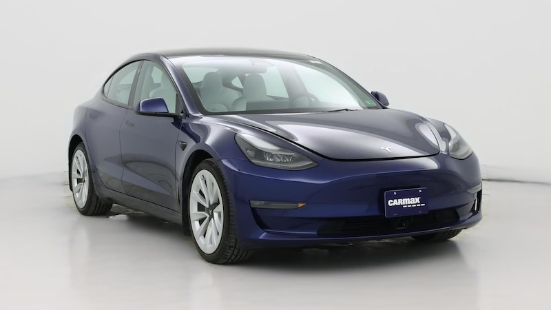 2022 Tesla Model 3 Long Range Hero Image