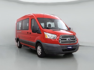 Red 2016 Ford Transit 350 XLT