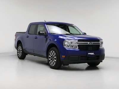 Blue 2024 Ford Maverick Lariat