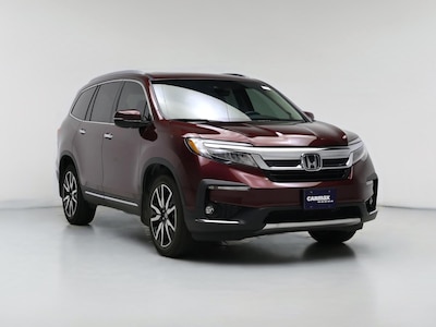 Red 2021 Honda Pilot Elite