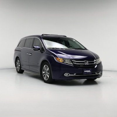 Blue 2015 Honda Odyssey Touring