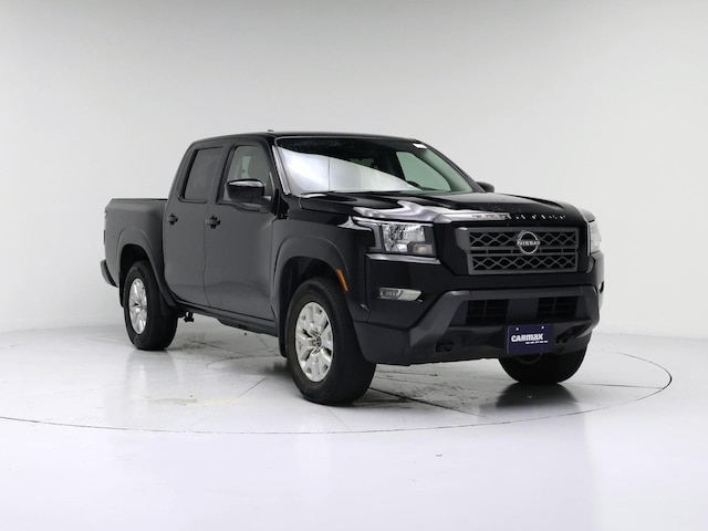 Black 2023 Nissan Frontier SV Crew Cab 4WD Pickup Truck Four-Wheel Drive Automatic