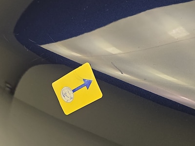Rear Panel Passenger Side Cosmetic Imperfection