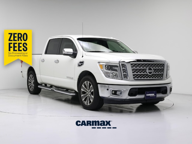 White 2017 Nissan Titan Pickup Truck 4X2 Automatic