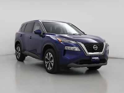 Blue 2021 Nissan Rogue SV