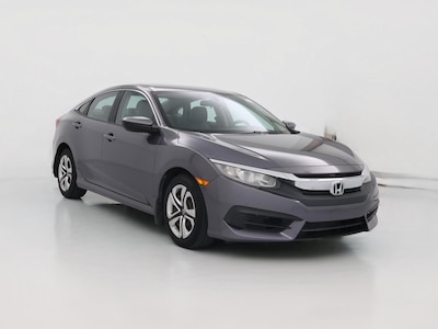 Gray 2016 Honda Civic LX