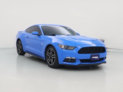 Blue 2017 Ford Mustang GT