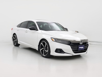 White 2021 Honda Accord Sport