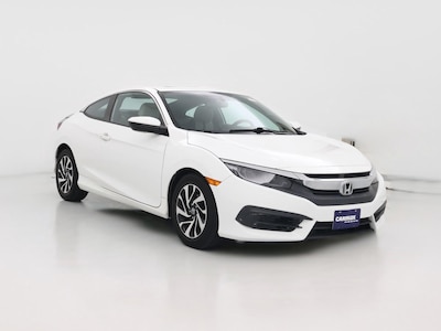 White 2016 Honda Civic LX-P