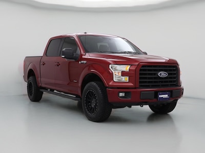 Red 2017 Ford F150 XLT