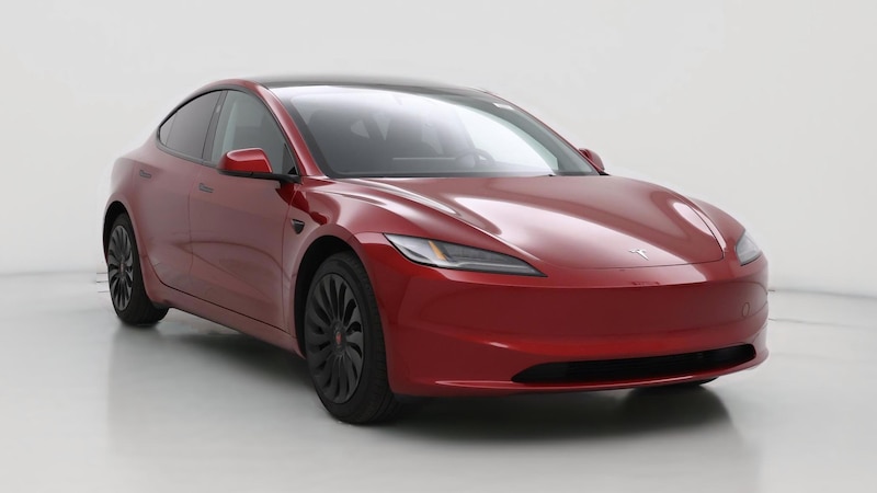 2025 Tesla Model 3 Long Range Hero Image