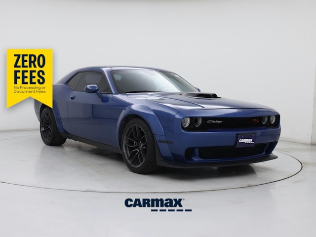 Blue 2022 Dodge Challenger R/T Scat Pack Widebody RWD Coupe Rear-Wheel Drive Manual