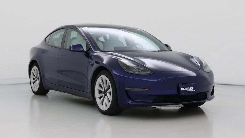 2022 Tesla Model 3 Long Range Hero Image