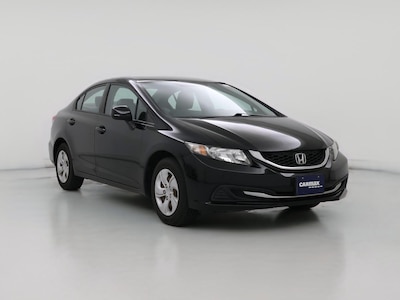 Black 2013 Honda Civic LX