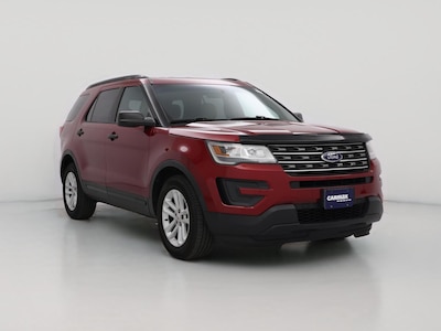 Red 2017 Ford Explorer