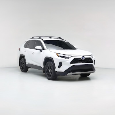 White 2023 Toyota RAV4 Hybrid SE