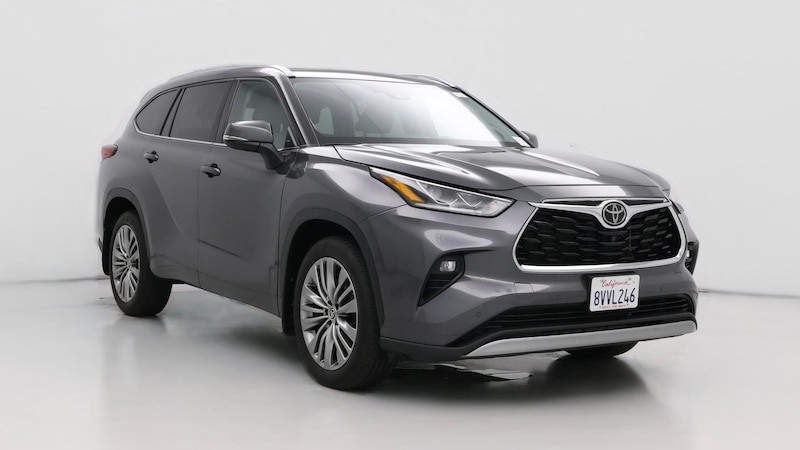 2021 Toyota Highlander Platinum Hero Image