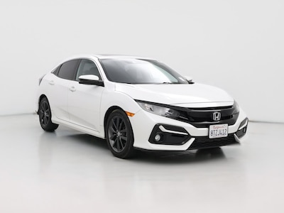 White 2021 Honda Civic EX