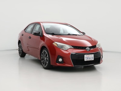 Red 2014 Toyota Corolla S Plus