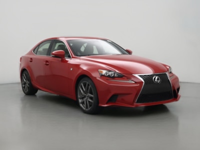 Red 2016 Lexus IS 200t