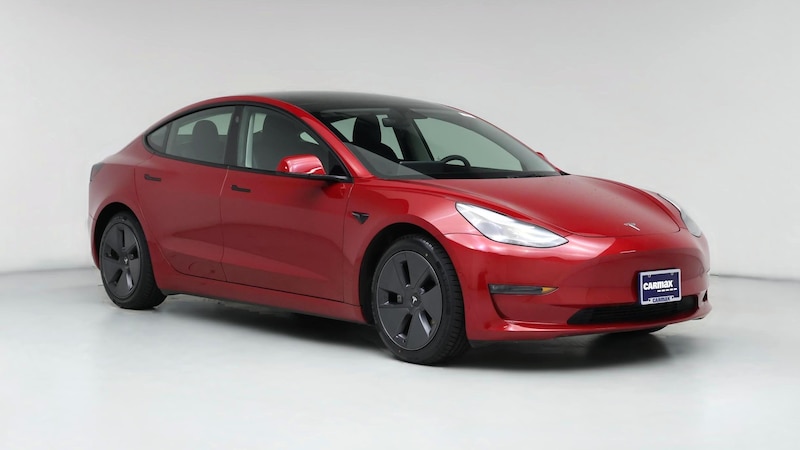 2022 Tesla Model 3 Long Range Hero Image