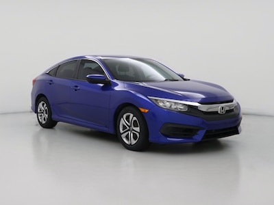 Blue 2016 Honda Civic LX