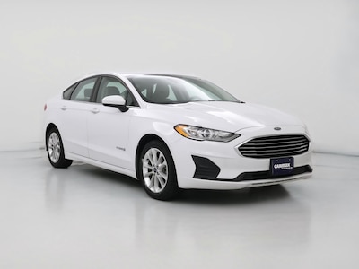 White 2019 Ford Fusion Hybrid SE