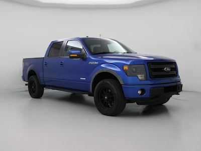 Blue 2013 Ford F150 FX4