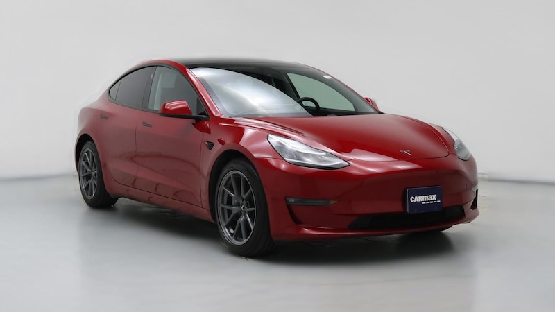 2021 Tesla Model 3 Long Range Hero Image