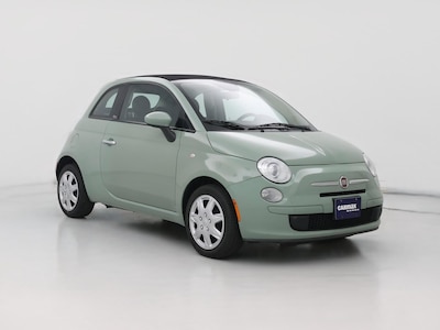 Green 2015 Fiat 500 Pop