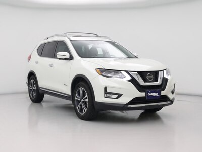 White 2017 Nissan Rogue Hybrid SL