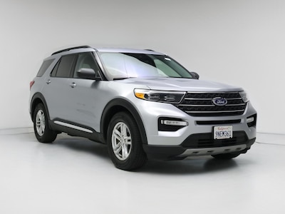 Silver 2023 Ford Explorer XLT