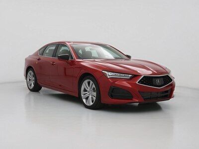 Red 2021 Acura TLX Technology