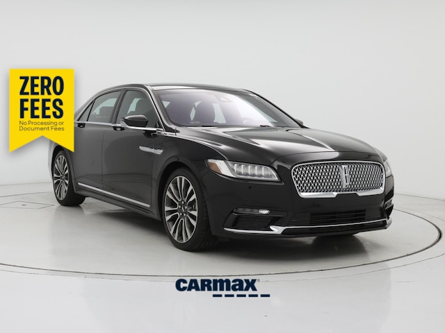 Black 2020 Lincoln Continental Sedan Front-Wheel Drive Automatic