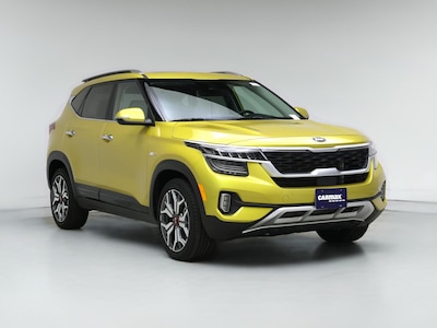 Yellow 2021 Kia Seltos SX