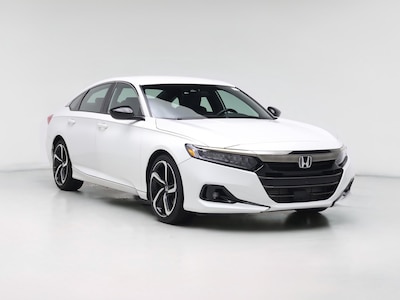 White 2022 Honda Accord Sport