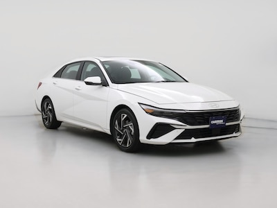 White 2024 Hyundai Elantra Hybrid Limited