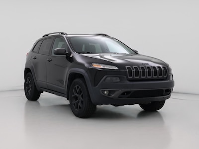 Black 2016 Jeep Cherokee Trailhawk
