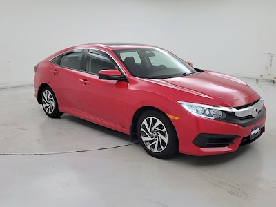 Red 2018 Honda Civic EX