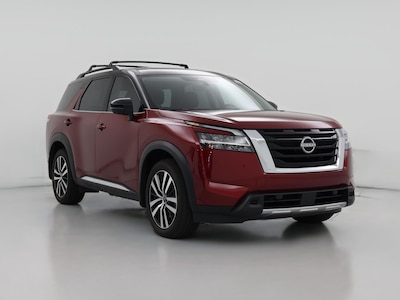Red 2024 Nissan Pathfinder Platinum