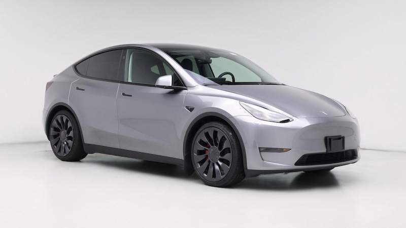 2025 Tesla Model Y Long Range Hero Image