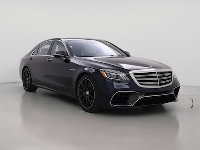 Blue 2019 Mercedes-Benz S63 AMG