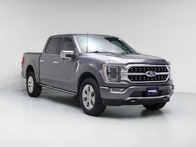 Gray 2022 Ford F150 Platinum