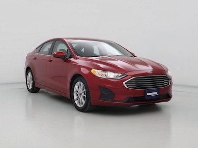 Red 2020 Ford Fusion SE